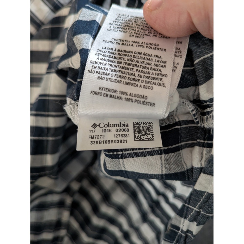 Columbia Shirt Mens XL Super Bonehead PFG Vented Fishing Button Up Short Sleeve - Picture 9 of 12